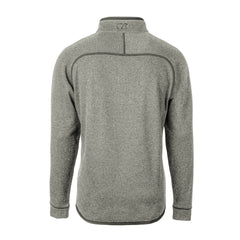 Detroit Lions Cutter & Buck Mainsail Sweater-Knit Big & Tall Half-Zip Pullover Jacket Heather Gray