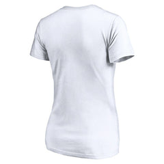 Los Angeles Dodgers Women's Official Logo V-Neck T-Shirt - White - MLB on Sale