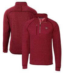 San Francisco 49ers Cutter & Buck Mainsail Sweater-Knit Half-Zip Pullover Jacket Scarlet