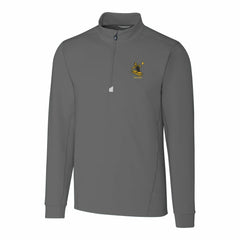 Pittsburgh Steelers Cutter & Buck Throwback Logo Traverse Stretch Quarter-Zip Pullover Top Steel