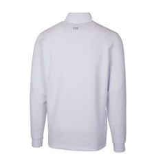 Atlanta Falcons Cutter & Buck Throwback Logo Traverse Stretch Quarter-Zip Pullover Top White