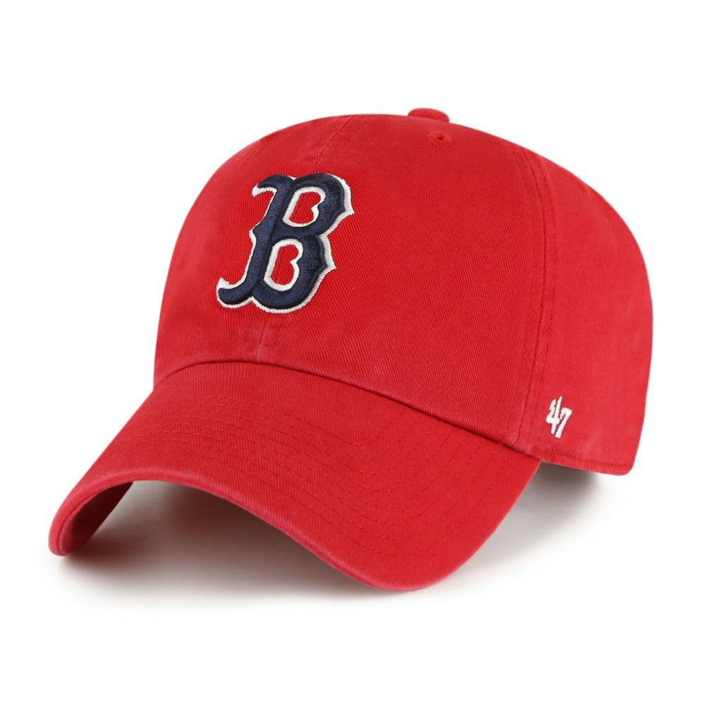 Boston Red Sox '47 Primary Team Logo Clean Up Adjustable Hat – Red - 47 brand Online
