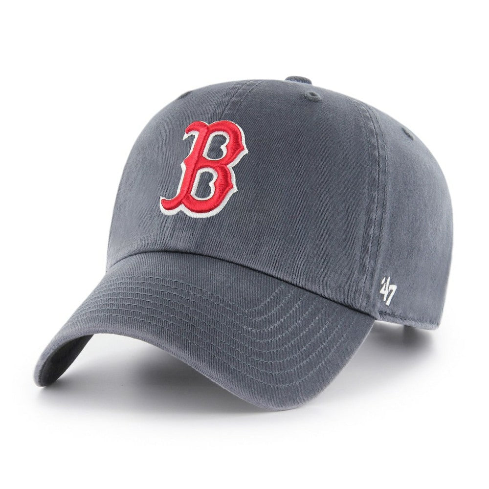 Boston Red Sox '47 Primary Team Logo Clean Up Adjustable Hat – Blue - 47 brand Discount