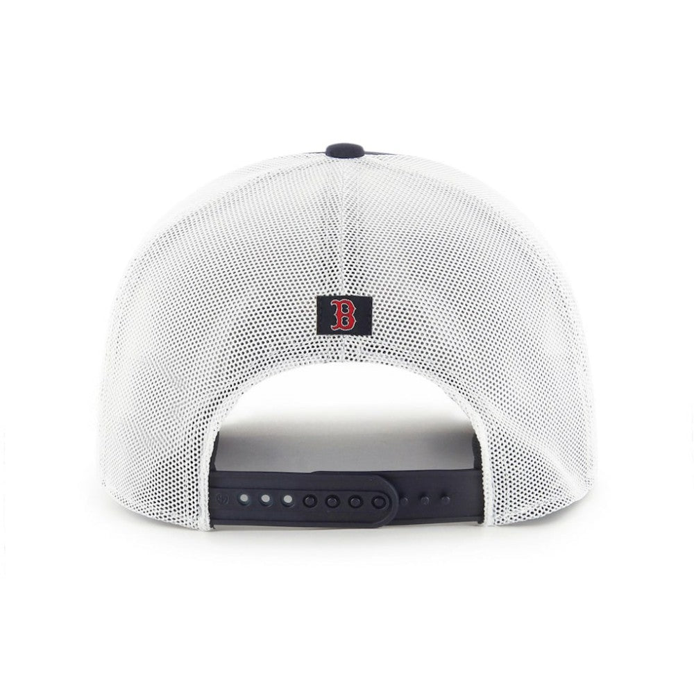 Boston Red Sox '47 Primary Team Logo American Flag Fill Trucker Snapback Hat - Blue - 47 brand Sale
