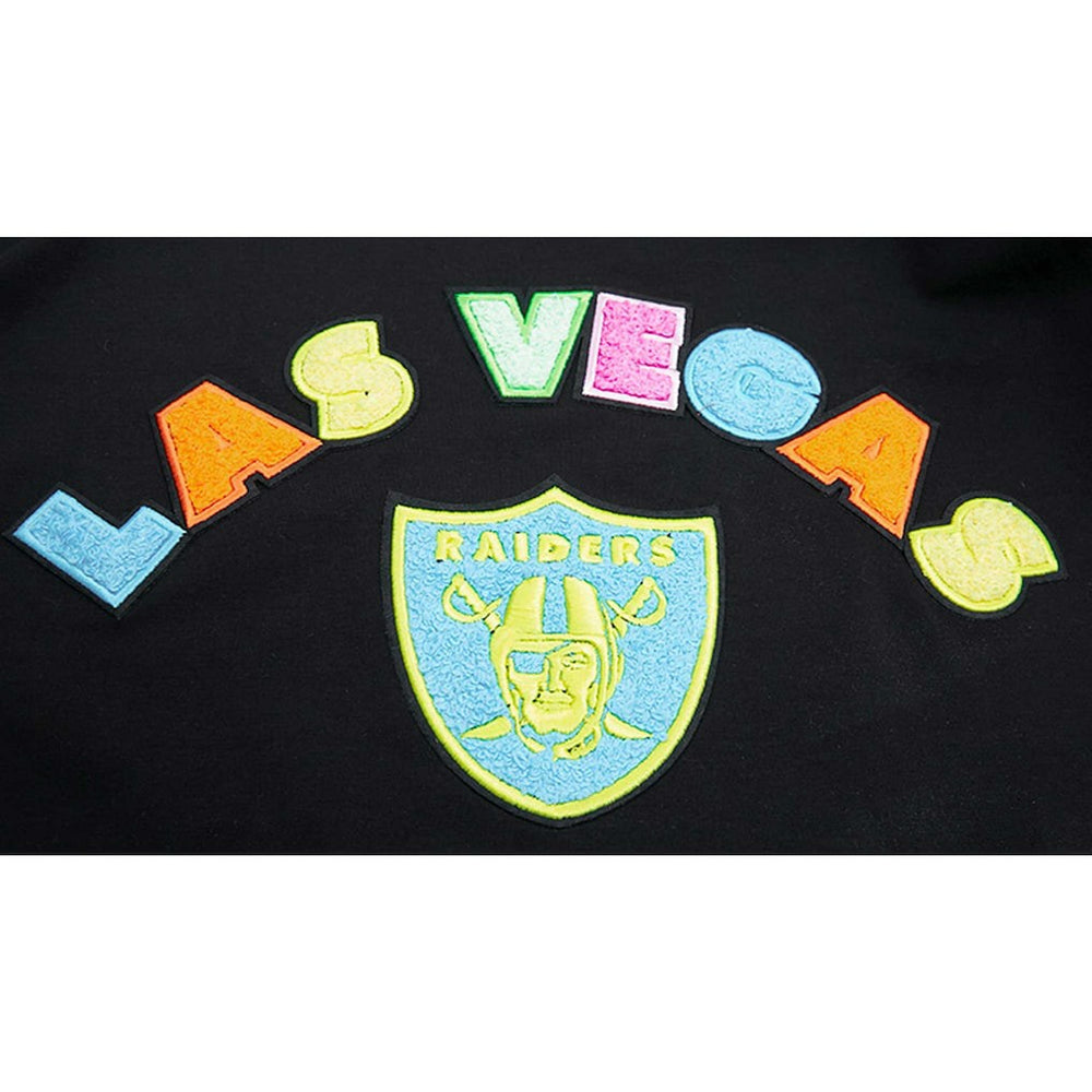 Las Vegas Raiders Pro Standard Neon Graphic T-Shirt Black