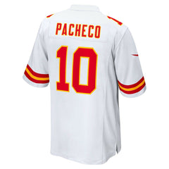 Nike Isiah Pacheco Kansas City Chiefs Away Game Player Jersey White