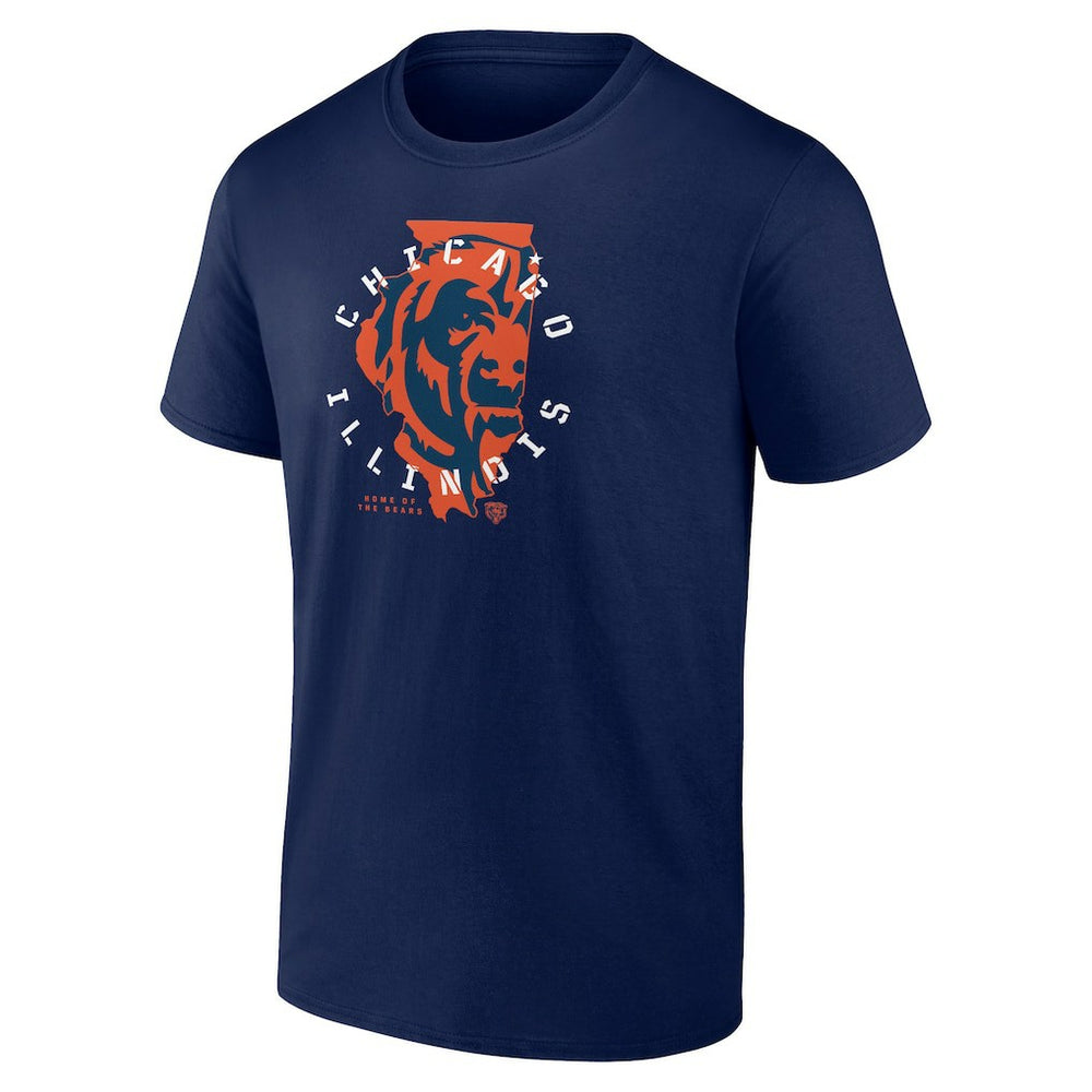 Chicago Bears Route Runner T-Shirt Navy