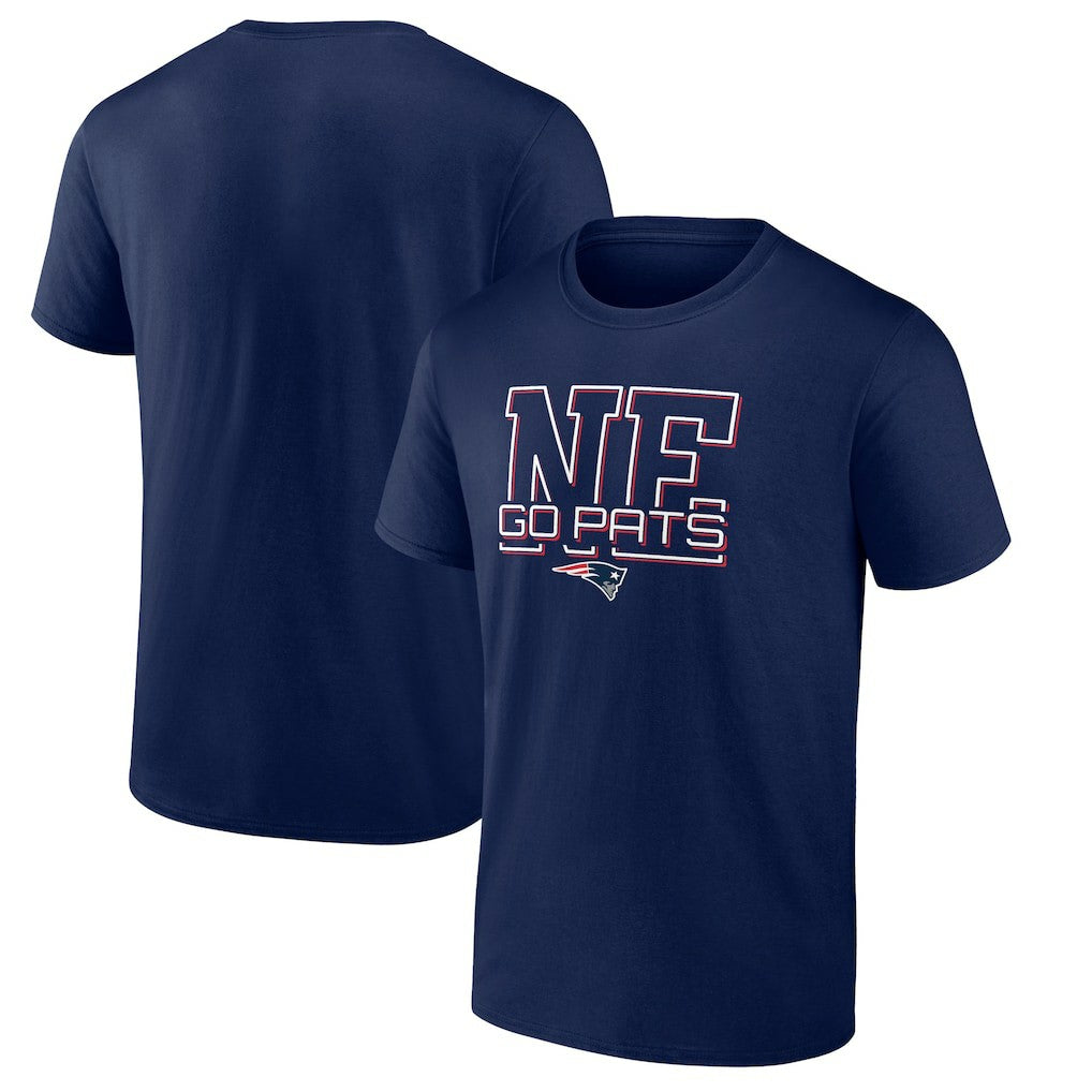 New England Patriots Route Runner T-Shirt Navy