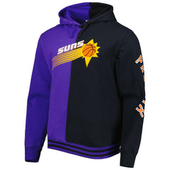 Phoenix Suns Hardwood Classics Split Pullover Hoodie Purple/Black | Mitchell & Ness discount