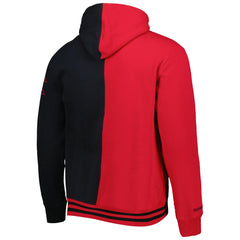 Portland Trail Blazers Hardwood Classics Split Pullover Hoodie Red/Black | Mitchell & Ness Near Me