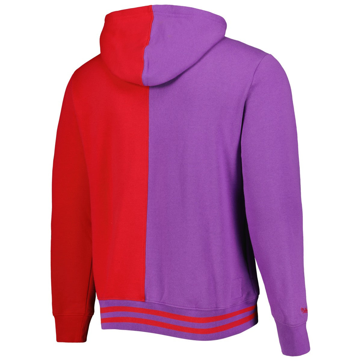 Toronto Raptors Hardwood Classics Split Pullover Hoodie Purple/Red | Mitchell & Ness outlet