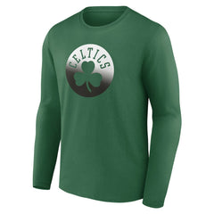 Boston Celtics Gradient Logo Long Sleeve T-Shirt Kelly Green