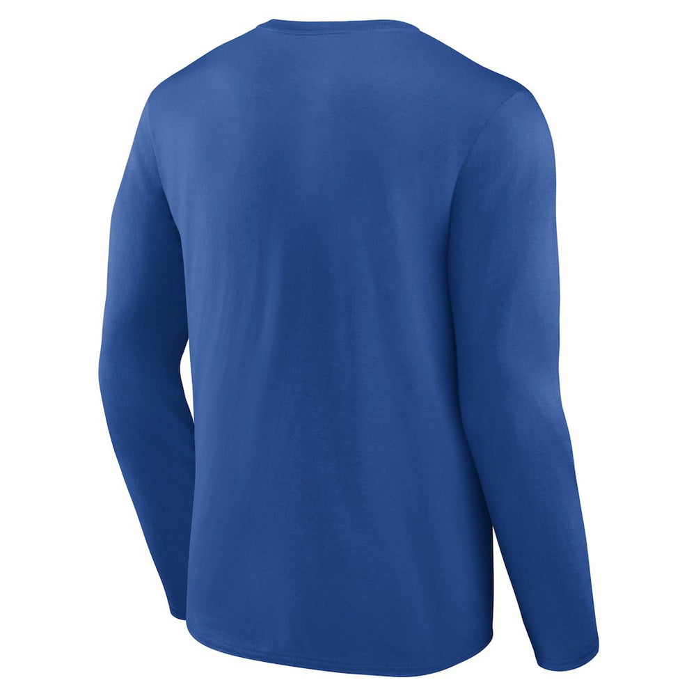 Dallas Mavericks Gradient Logo Long Sleeve T-Shirt Blue