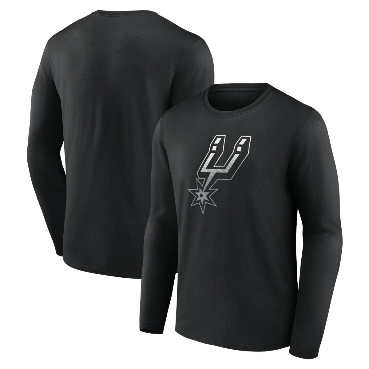 San Antonio Spurs Gradient Logo Long Sleeve T-Shirt Black
