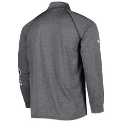 Chicago White Sox Stitches Wordmark Raglan Quarter-Zip Top - Heather Gray - MLB Online
