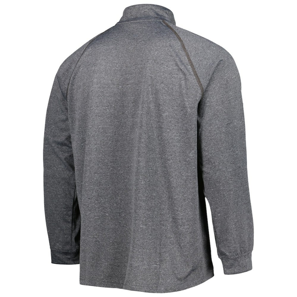 San Diego Padres Stitches Wordmark Raglan Quarter-Zip Top - Heather Gray - MLB Online