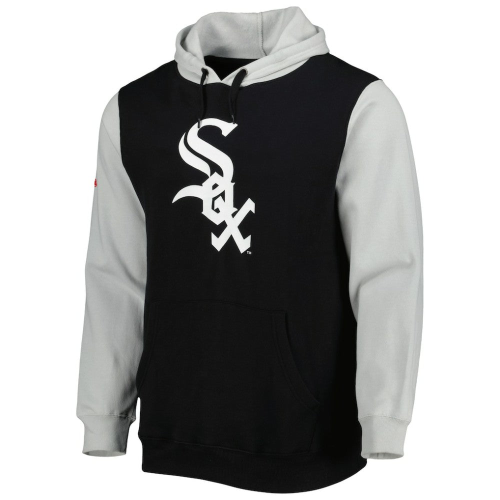 Chicago White Sox Stitches Team Pullover Hoodie - Black/Gray - MLB Discount