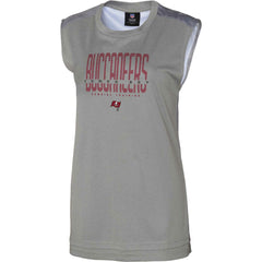 Tampa Bay Buccaneers Women's No Sweat Tank Top Gray