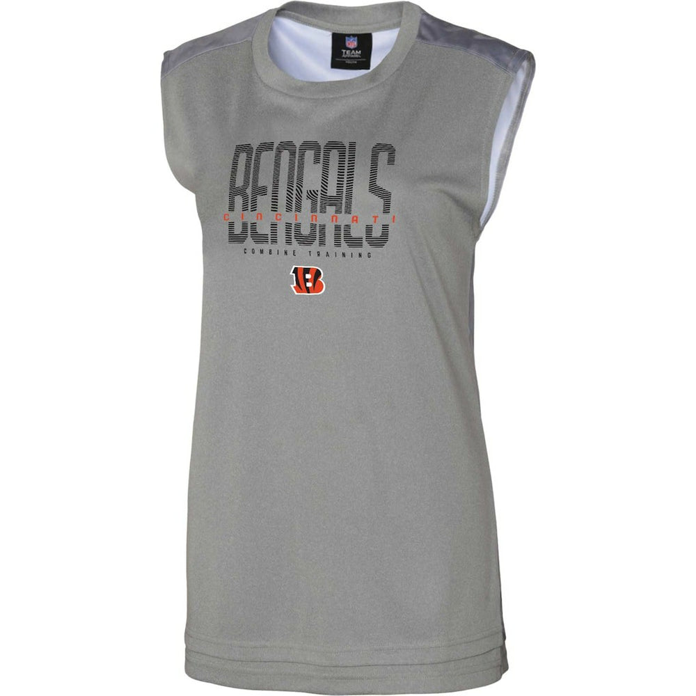 Cincinnati Bengals Women's No Sweat Tank Top Gray