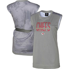 Kansas City Chiefs Women's No Sweat Tank Top Gray