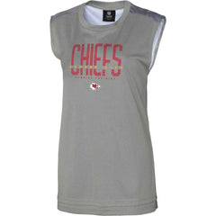 Kansas City Chiefs Women's No Sweat Tank Top Gray