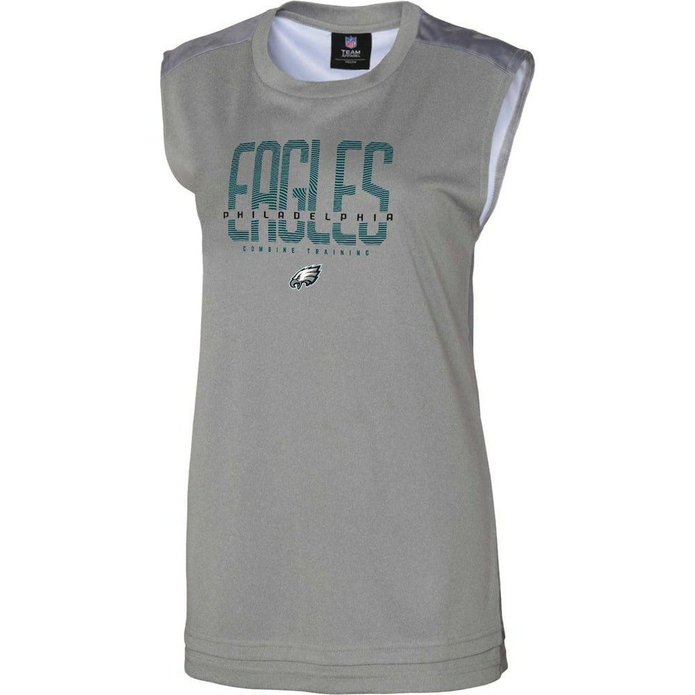 Philadelphia Eagles Women's No Sweat Tank Top Gray