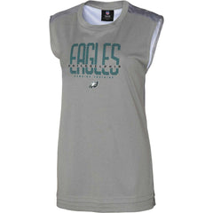 Philadelphia Eagles Women's No Sweat Tank Top Gray