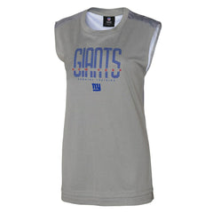 New York Giants Women's No Sweat Tank Top Gray