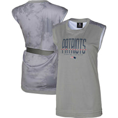 New England Patriots Women's No Sweat Tank Top Gray