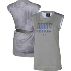 Los Angeles Rams Women's No Sweat Tank Top Gray