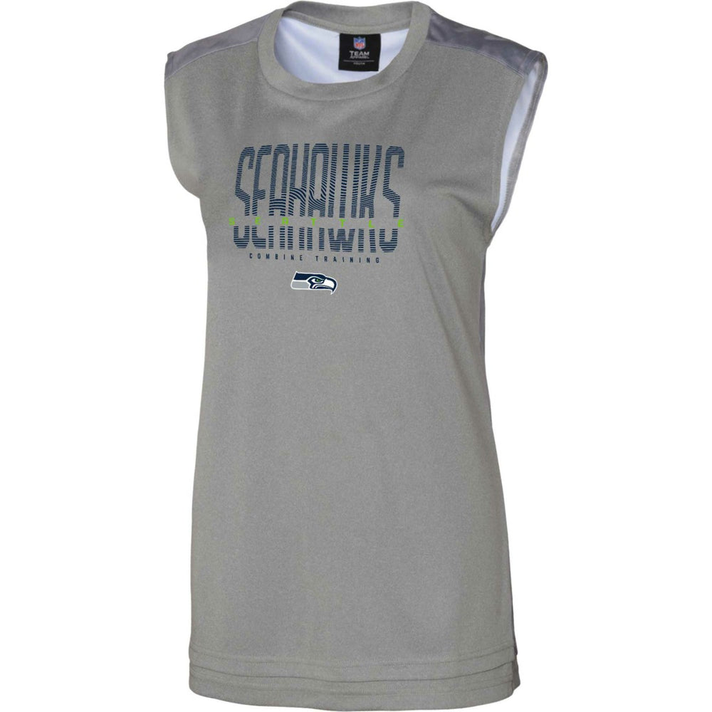 Seattle Seahawks Women's No Sweat Tank Top Gray