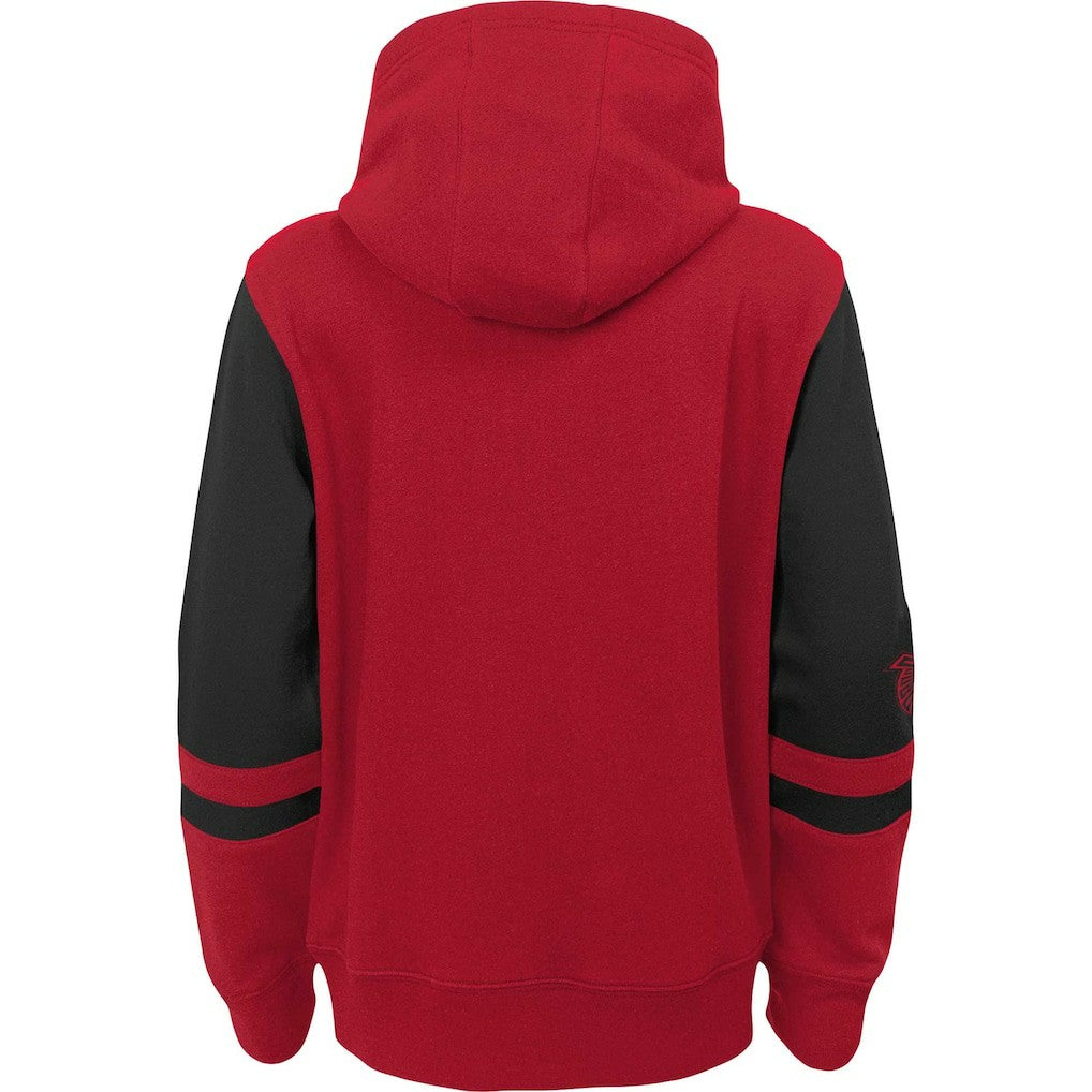 Atlanta Falcons Preschool Stadium Color Block Full-Zip Hoodie Red