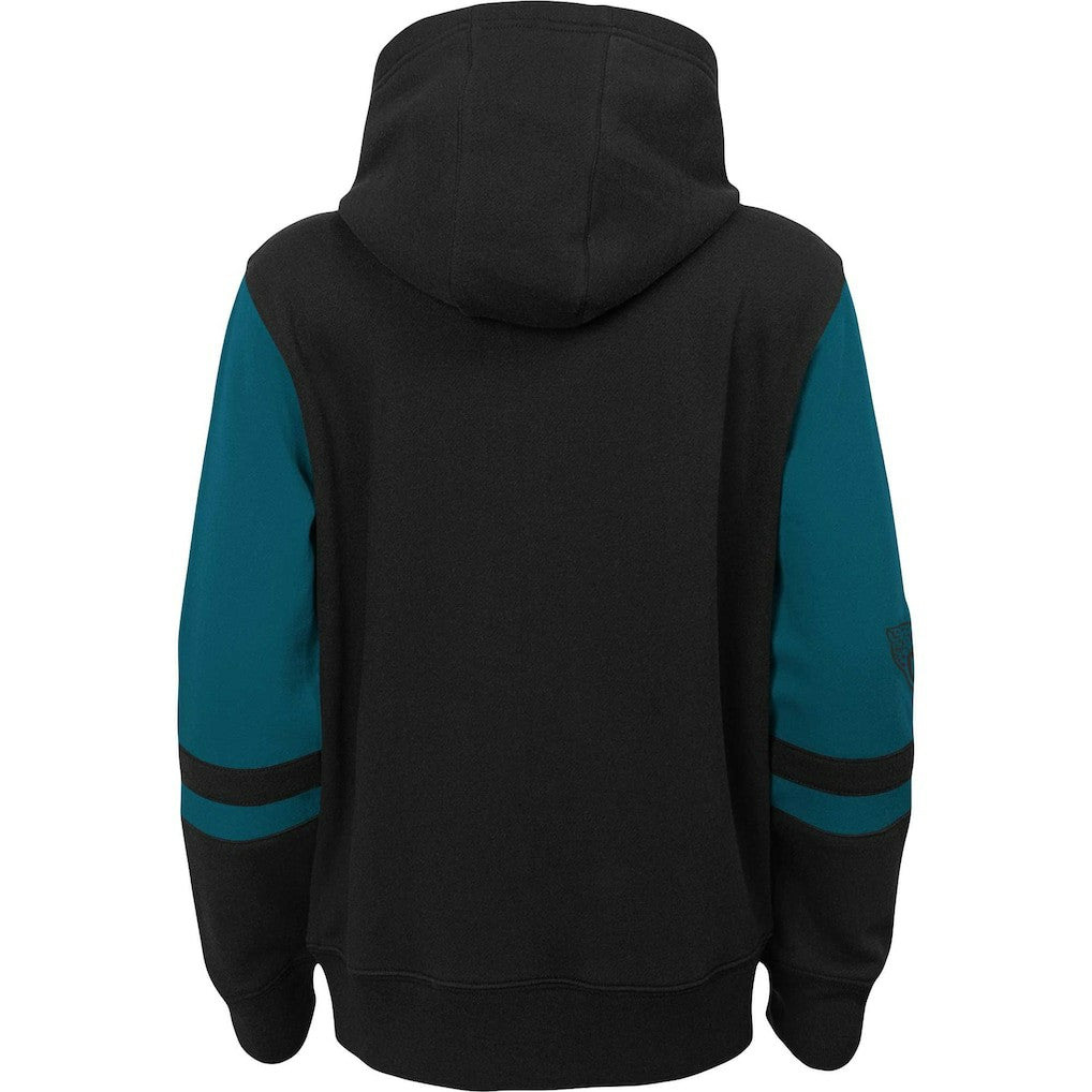 Jacksonville Jaguars Preschool Stadium Color Block Full-Zip Hoodie Black