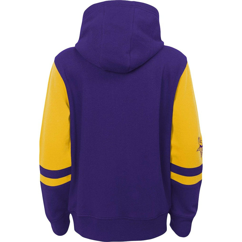 Minnesota Vikings Preschool Stadium Color Block Full-Zip Hoodie Purple