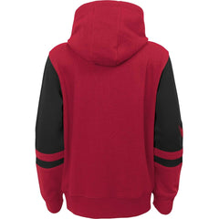 Arizona Cardinals Youth Colorblock Full-Zip Hoodie Cardinal