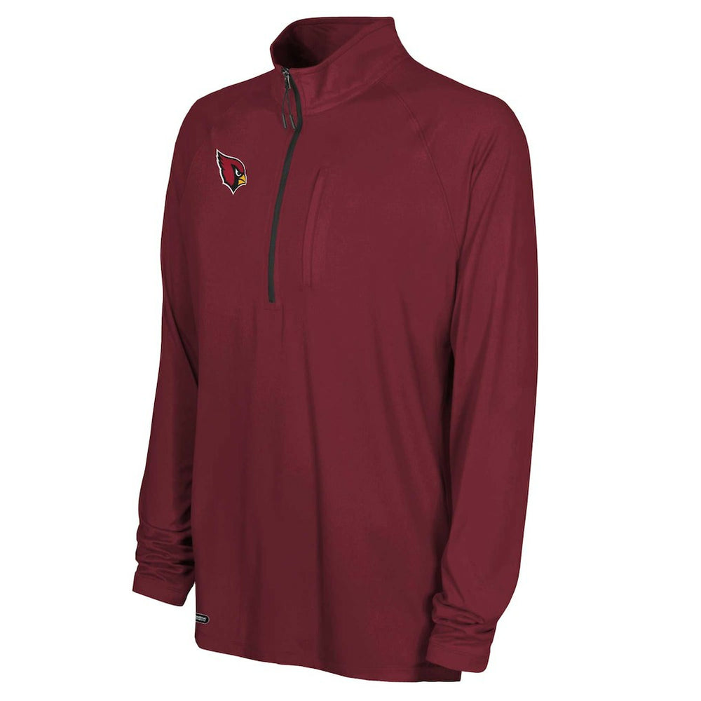 Arizona Cardinals Combine Authentic Raglan Quarter-Zip Top Cardinal