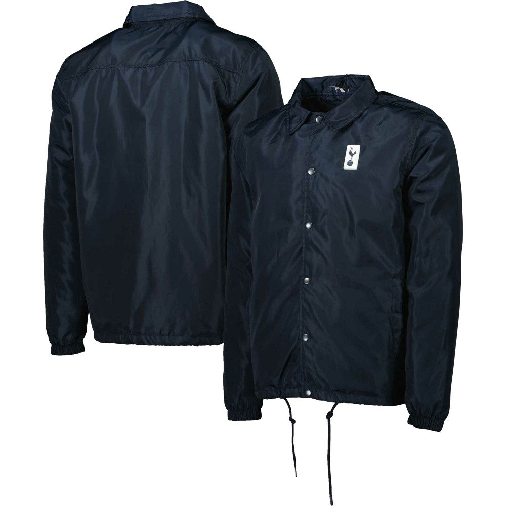 Tottenham Hotspur Coaches Full-Snap Jacket Navy
