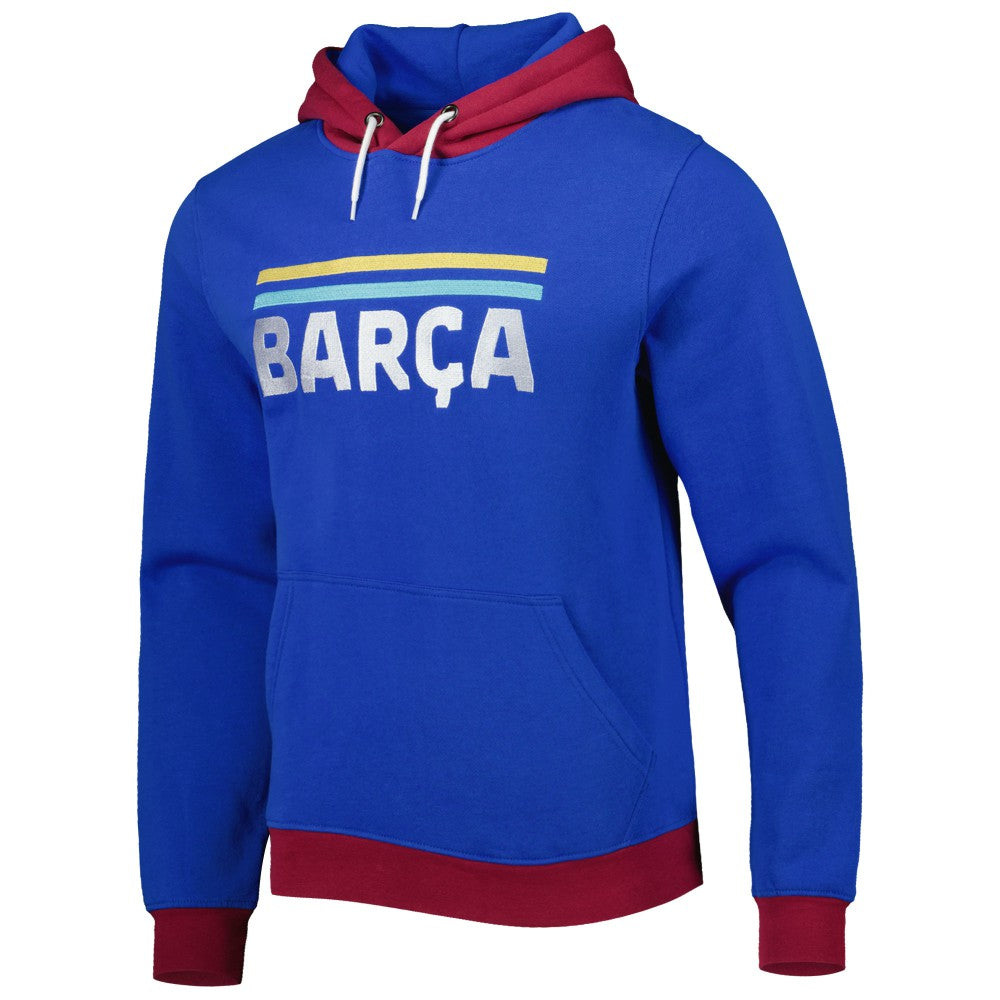 Barcelona Outdoor Pullover Hoodie Blue