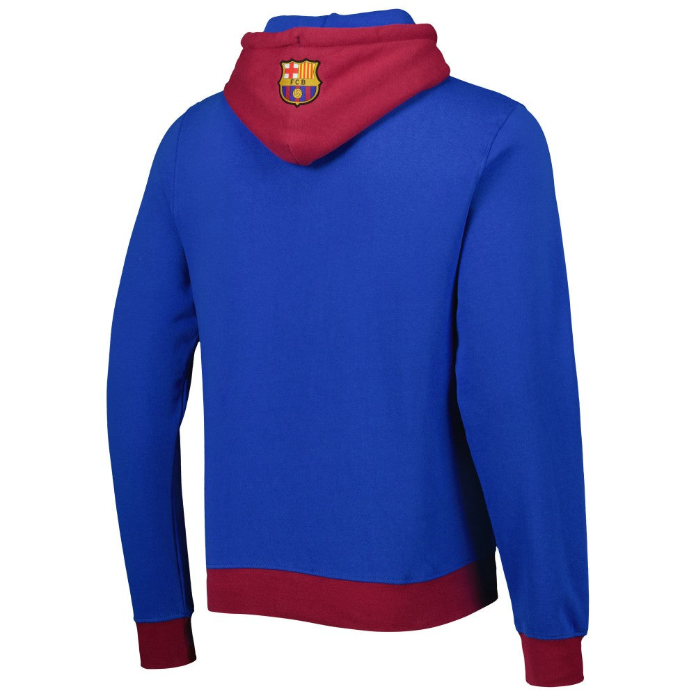 Barcelona Outdoor Pullover Hoodie Blue
