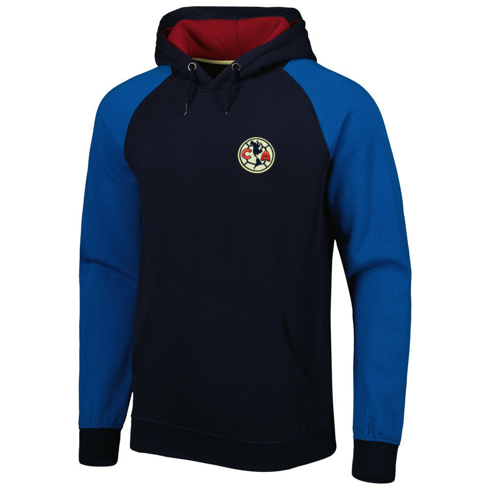 Club America Pride Raglan Pullover Hoodie Navy/Blue