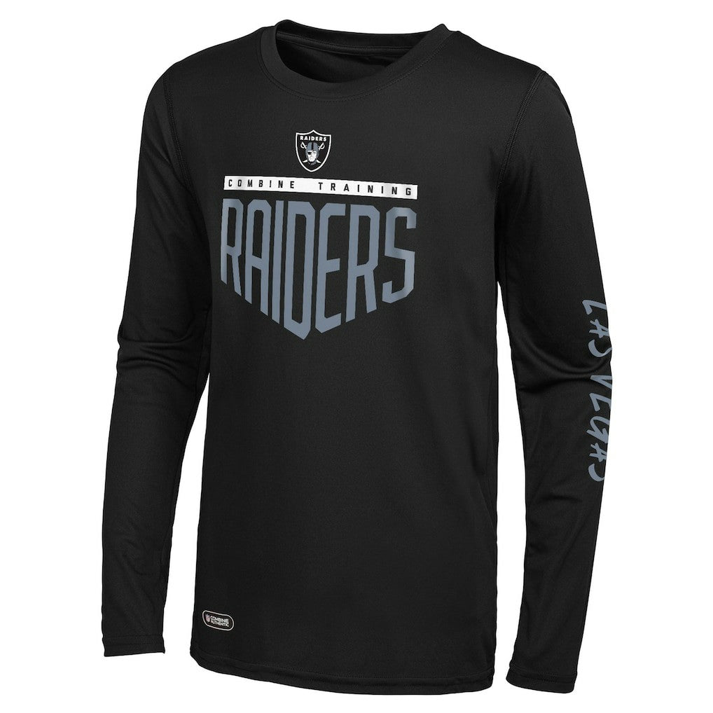 Las Vegas Raiders Impact Long Sleeve T-Shirt Black