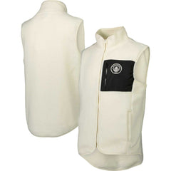 Manchester City Pile Full-Zip Vest White