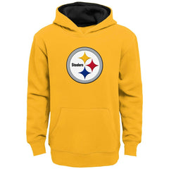 Pittsburgh Steelers Youth Prime Pullover Hoodie Gold