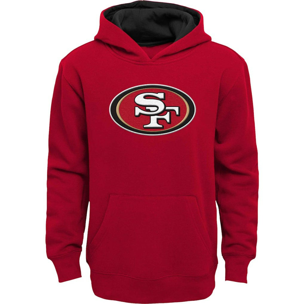 San Francisco 49ers Youth Prime Pullover Hoodie Scarlet