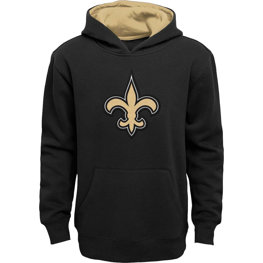 New Orleans Saints Youth Prime Pullover Hoodie Black