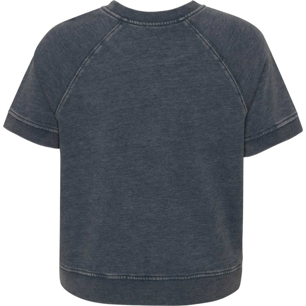 Kansas City Chiefs Girls Juniors Cheer Squad Raglan T-Shirt Heather Charcoal