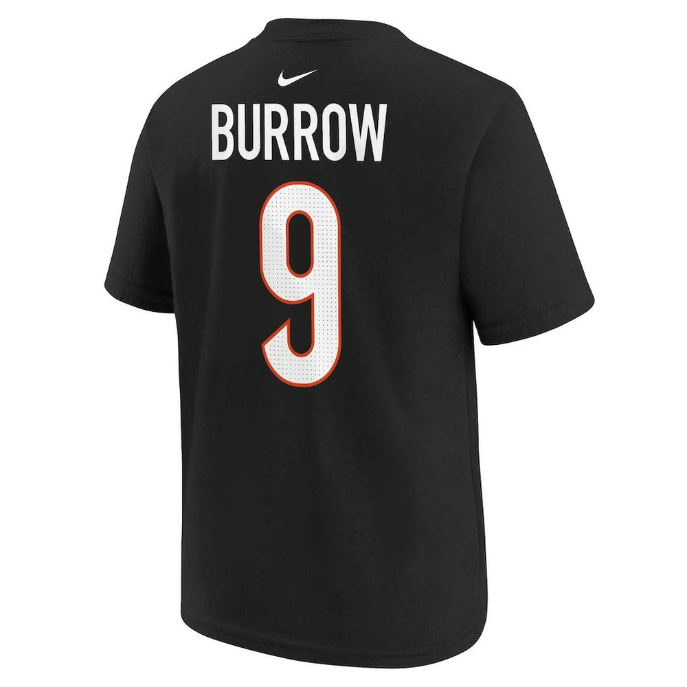 Nike Joe Burrow Cincinnati Bengals Youth Player Name & Number T-Shirt Black