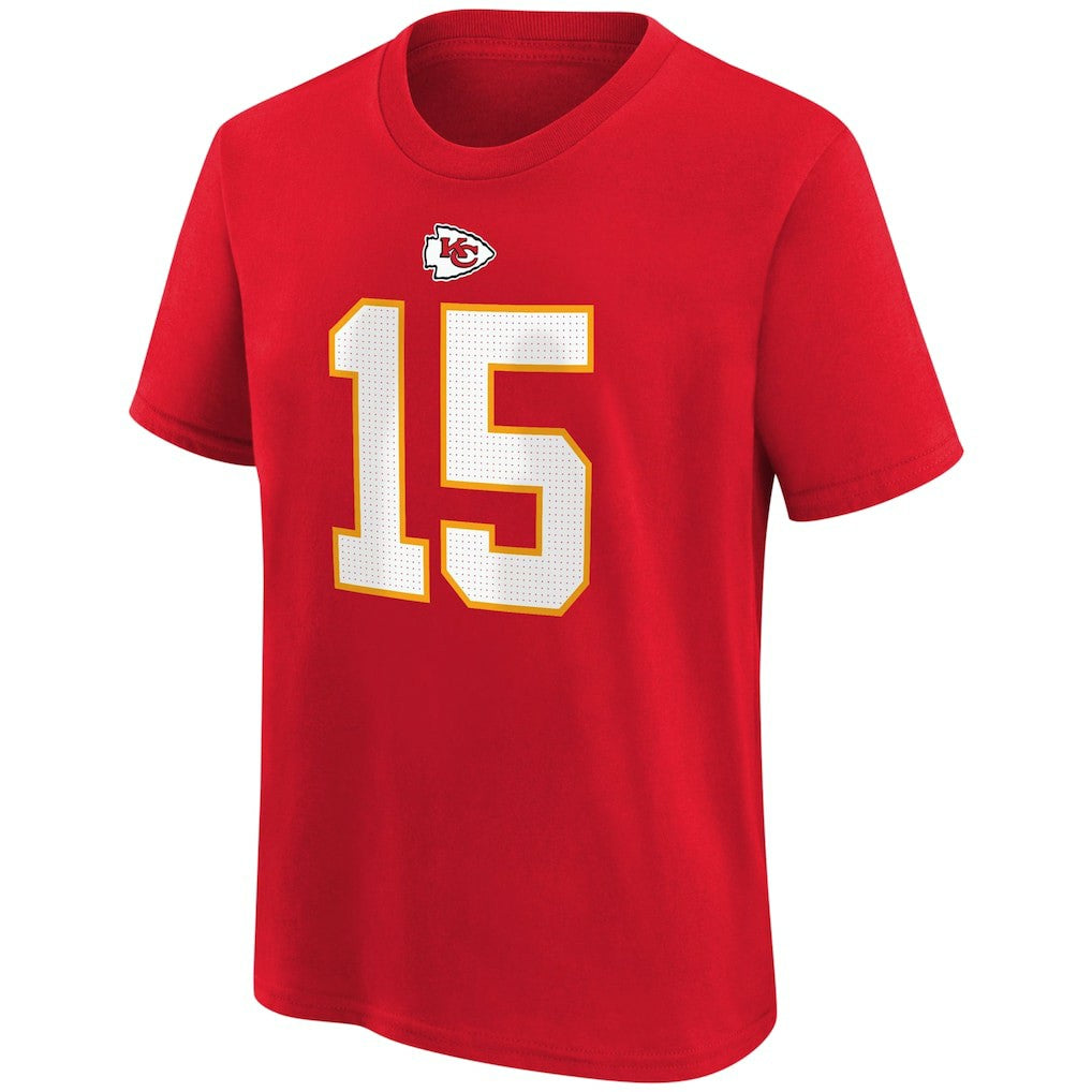 Nike Patrick Mahomes Kansas City Chiefs Youth Player Name & Number T-Shirt Red