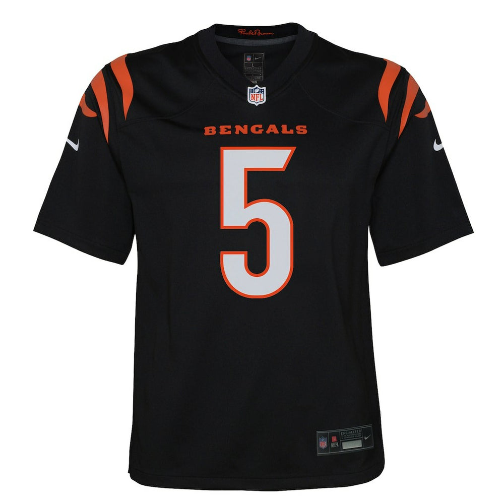 Nike Tee Higgins Cincinnati Bengals Youth Game Jersey Black