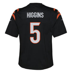 Nike Tee Higgins Cincinnati Bengals Youth Game Jersey Black